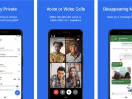 Signal messaging app