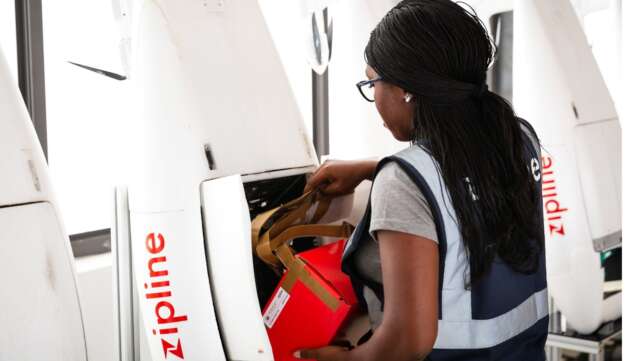Rwanda health drone delivery system