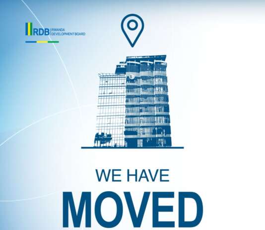 Rwanda Development Board Announces Relocation of Headquarters RDB Office Relocation